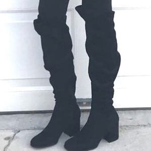 Knee High Suede Boots